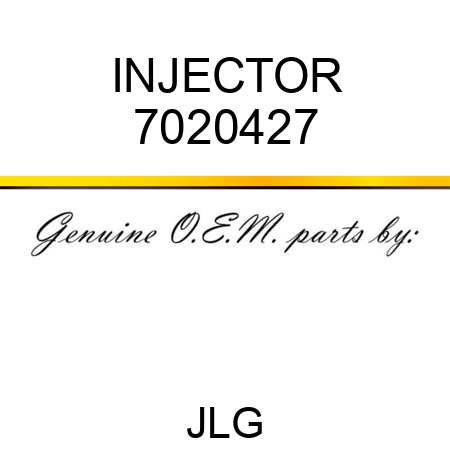 INJECTOR 7020427