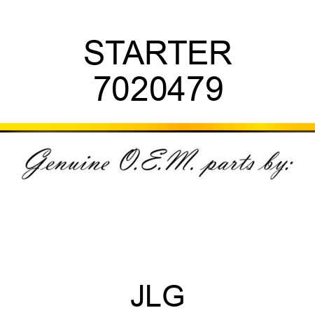 STARTER 7020479