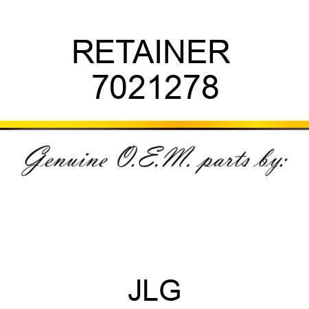 RETAINER  7021278