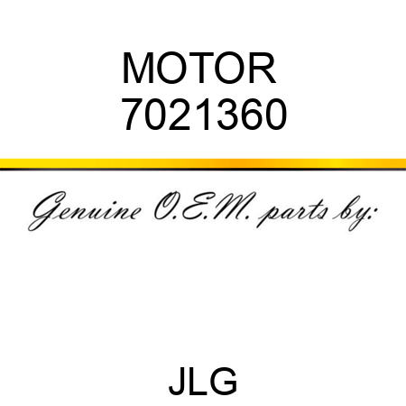 MOTOR  7021360