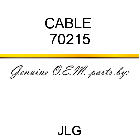 CABLE  70215