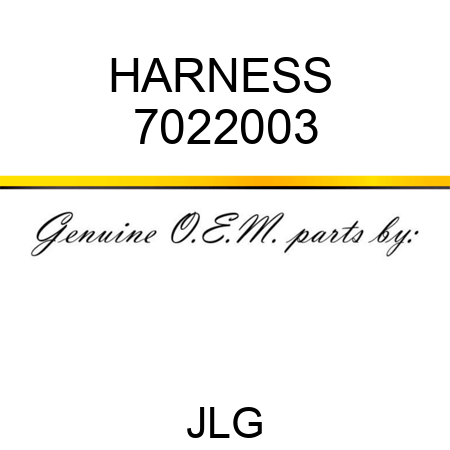 HARNESS  7022003