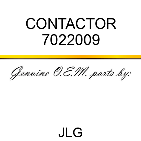 CONTACTOR 7022009