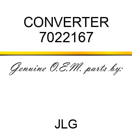 CONVERTER 7022167