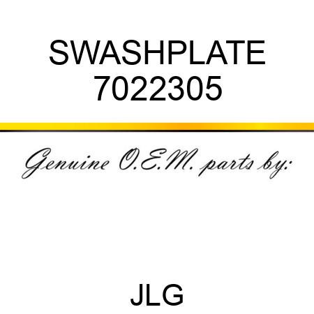 SWASHPLATE 7022305