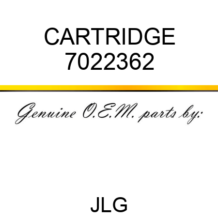 CARTRIDGE 7022362