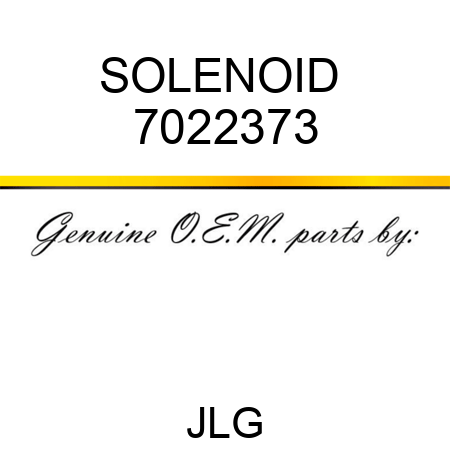 SOLENOID  7022373