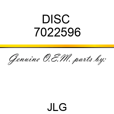 DISC  7022596