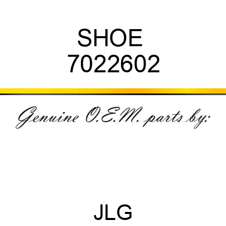 SHOE  7022602