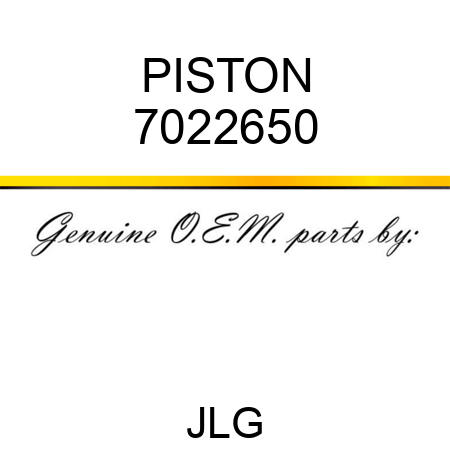 PISTON 7022650