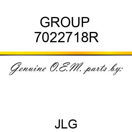 GROUP  7022718R