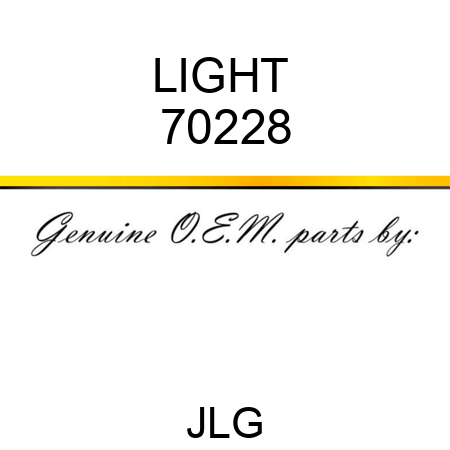 LIGHT  70228