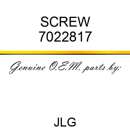 SCREW 7022817