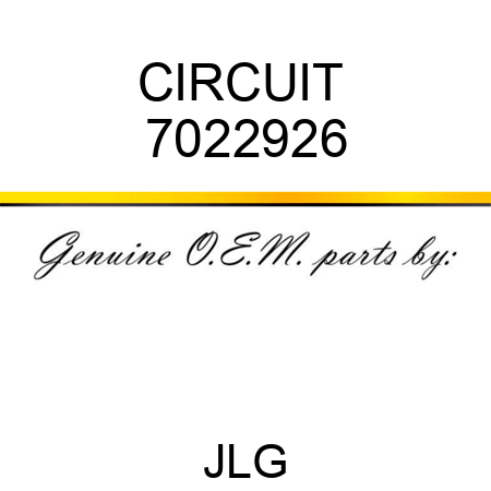 CIRCUIT  7022926