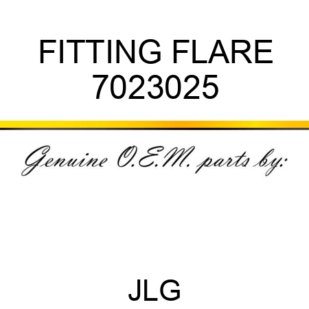 FITTING FLARE 7023025