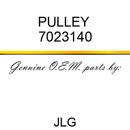 PULLEY  7023140