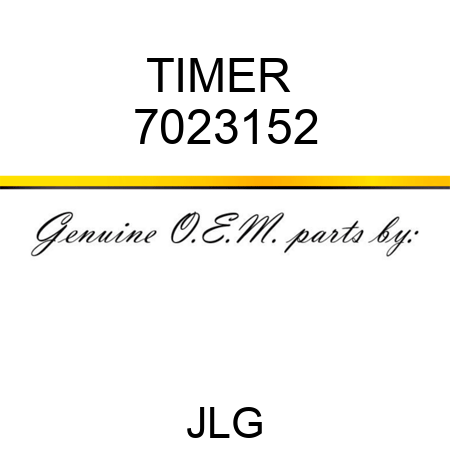 TIMER  7023152