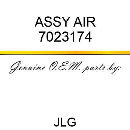 ASSY AIR 7023174