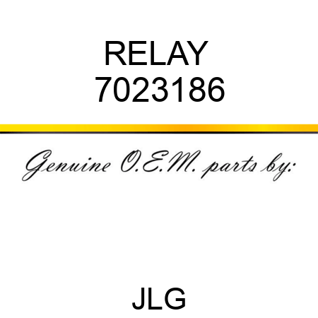 RELAY  7023186