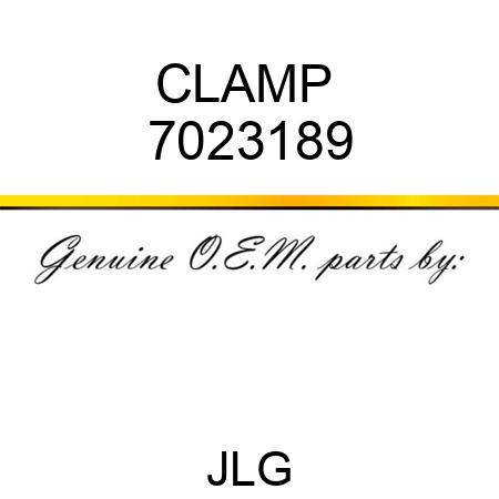 CLAMP  7023189
