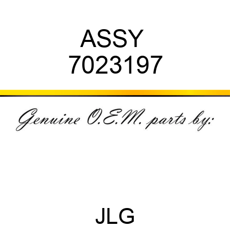 ASSY  7023197