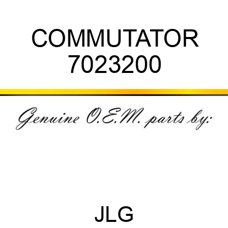 COMMUTATOR 7023200
