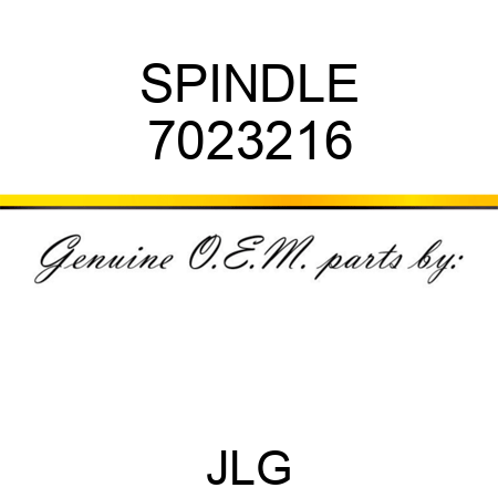 SPINDLE 7023216
