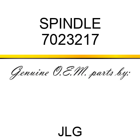 SPINDLE 7023217