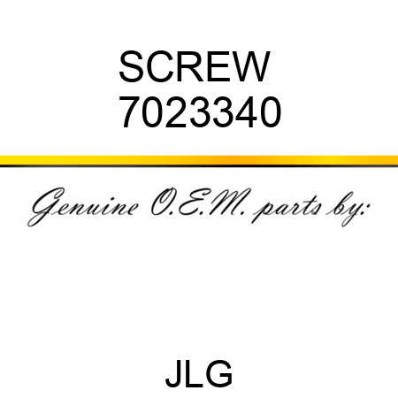 SCREW  7023340