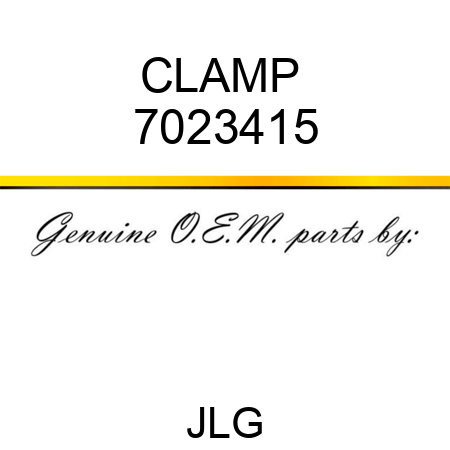 CLAMP  7023415