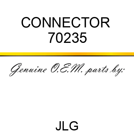 CONNECTOR  70235