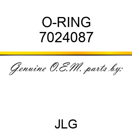 O-RING 7024087