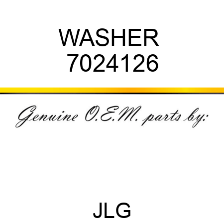 WASHER  7024126