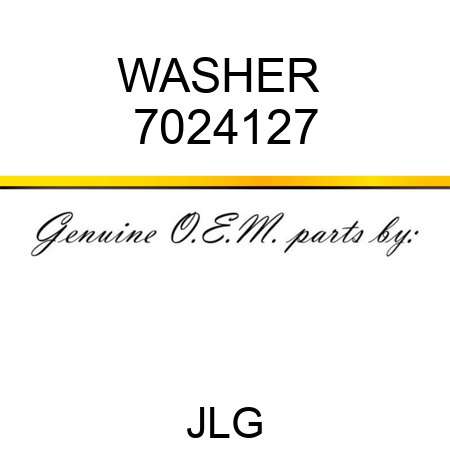 WASHER  7024127