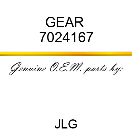 GEAR  7024167