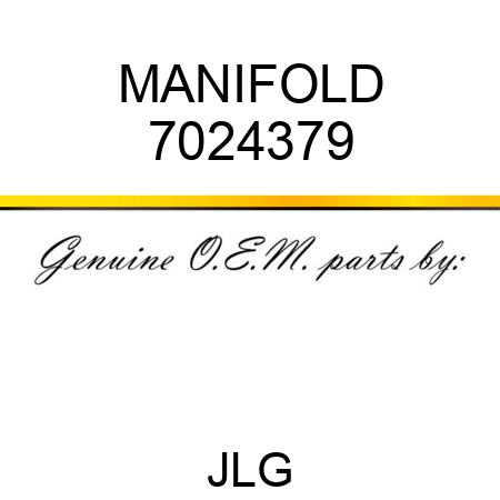 MANIFOLD 7024379