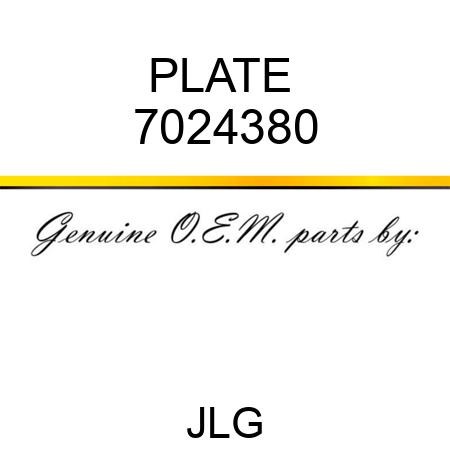 PLATE  7024380