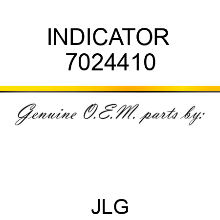 INDICATOR  7024410