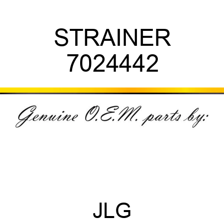 STRAINER 7024442