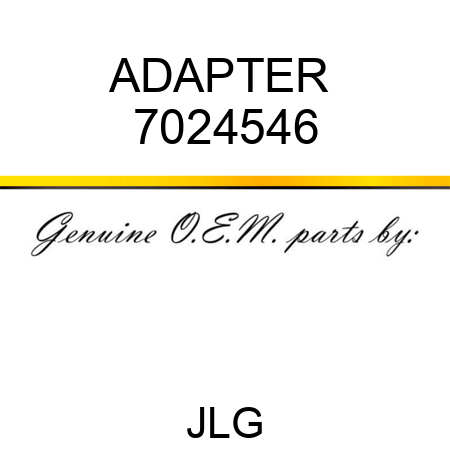 ADAPTER  7024546