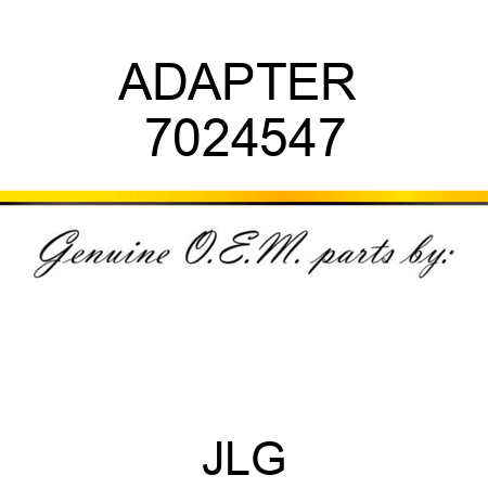 ADAPTER  7024547