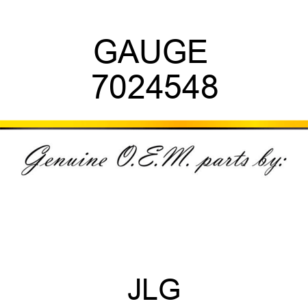 GAUGE  7024548