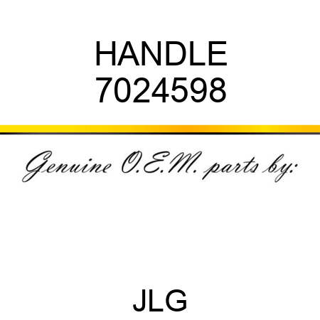 HANDLE 7024598