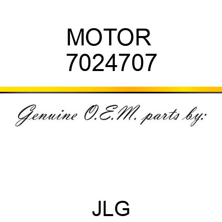 MOTOR  7024707
