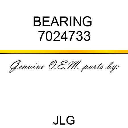 BEARING  7024733