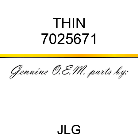 THIN 7025671