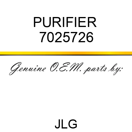 PURIFIER  7025726