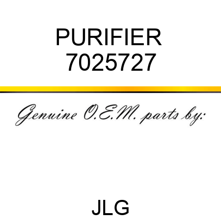 PURIFIER  7025727