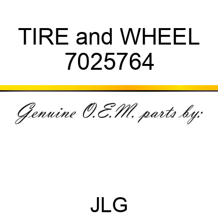 TIRE&WHEEL 7025764