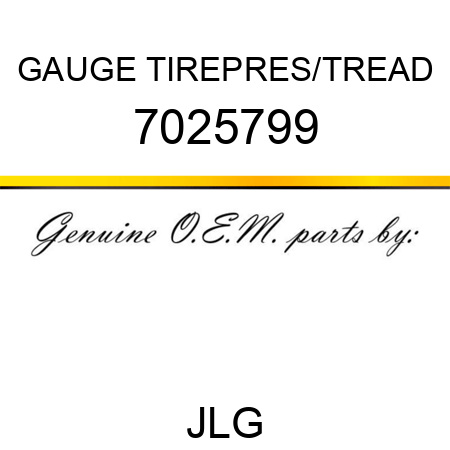 GAUGE TIREPRES/TREAD 7025799